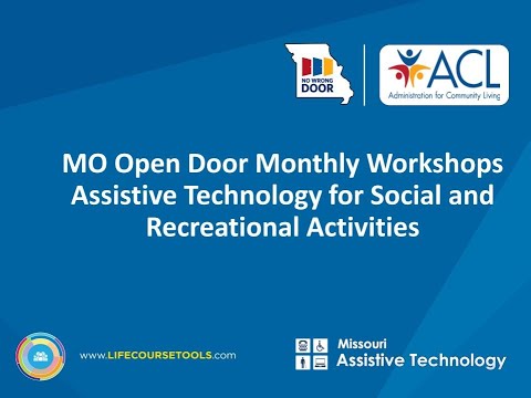 NWD MOD Workshop Assistive Technology for Social and Recreational Activities default