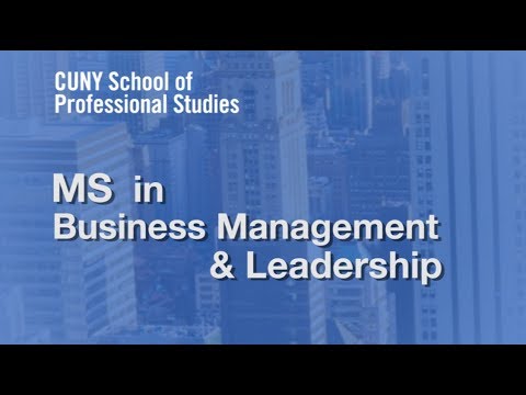 Online MS in Business Management and Leadership Degree