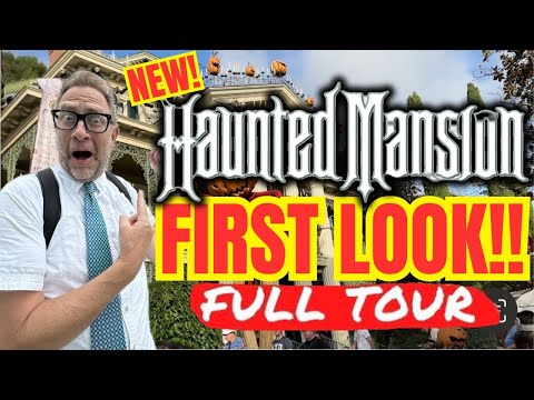 OPENING DAY! FULL TOUR of Disneyland’s NEW HAUNTED MANSION