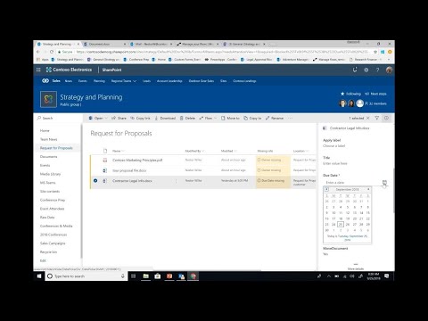Organizing your documents and automating your process with SharePoint - THR2027
