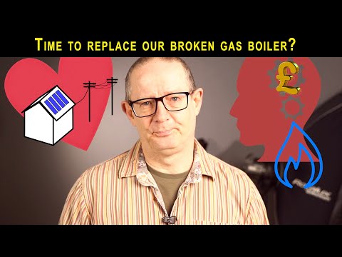 Our old gas boiler has broken what to replace it with?