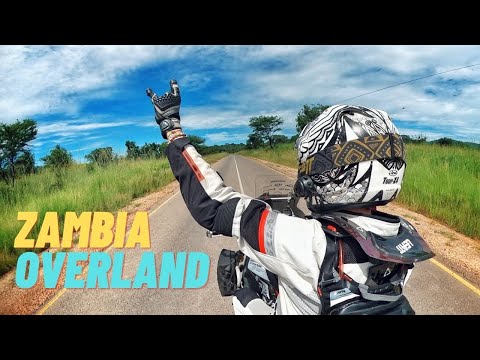 Overlanding Zambia on a Motorcycle. NO FUEL STATIONS! EP 103