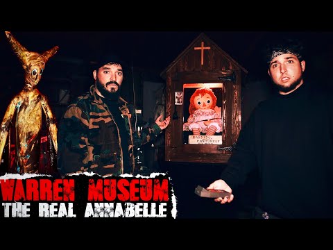 OVERNIGHT in WARREN MUSEUM with THE REAL ANNABELLE | Most Haunted Place on Earth