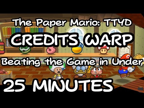 Paper Mario: TTYD Credits Warp - Explained