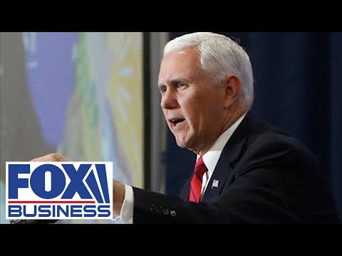 Pence delivers remarks at Workers for Trump event