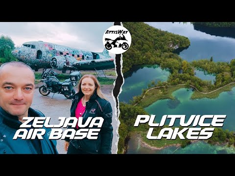 Plitvice Lakes And Zeljava Air Base. Motorcycle Tour In The Balcans Ep.6
