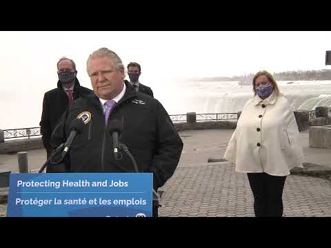 Premier Ford provides an update in Niagara Falls | March 29