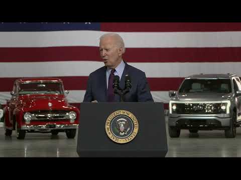 President Biden delivers remarks after touring the Ford Rouge Electric Facility