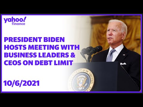 President Biden hosts meeting with business leaders and CEOs on debt limit