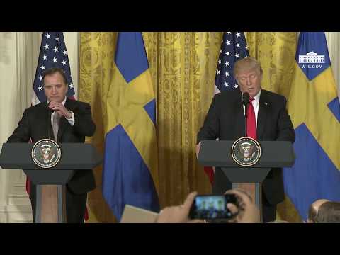 President Trump Holds a Joint Press Conference with Prime Minister Stefan Löfven