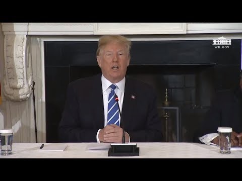 President Trump Hosts a Meeting with State and Local Officials About His Infrastructure Initiative