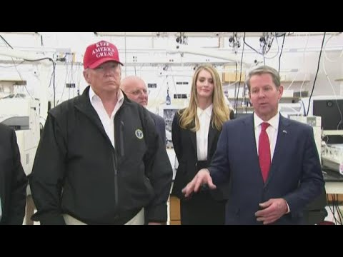 President Trump in Atlanta at CDC