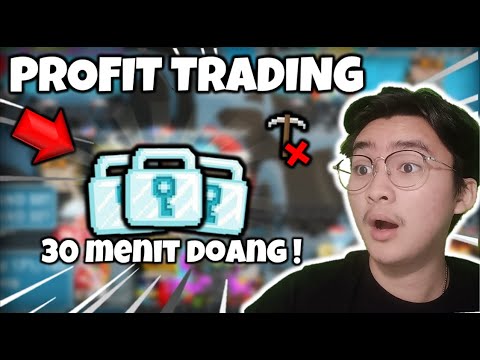 PROFIT TRADING DALAM 30 MENIT !! EZ BANGET ! | GROWTOPIA PROFIT 2022