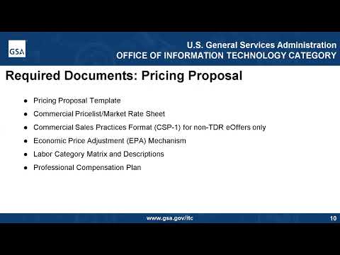 PSHC Industry Partner Briefing — MAS Information Technology IT Pre Award   Offer Prep FY23