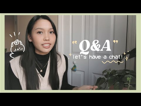 Q&A  personal life, art, small business, and youtube!