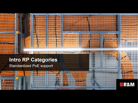 R&M RP categories – standardized PoE cabling