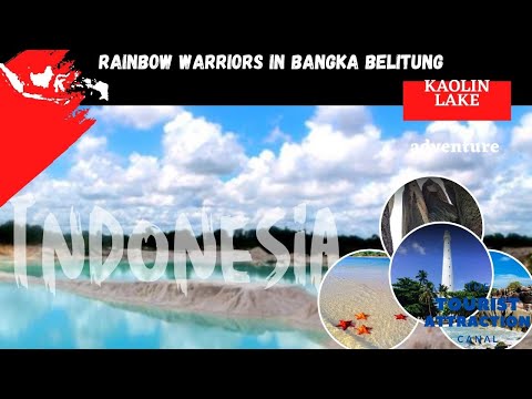 Rainbow on Bangka Island indonesia