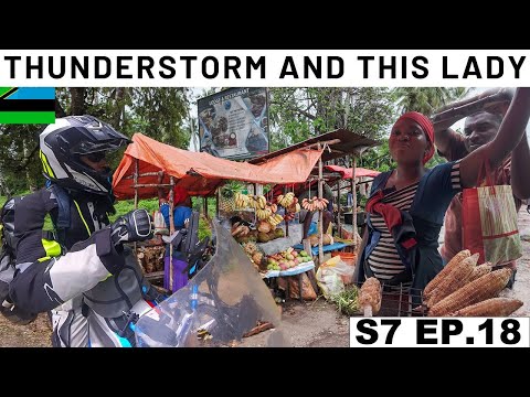 RESCUED by this Fruit Seller LADY in THUNDERSTORM  S7 EP.18 | Pakistan to South Africa