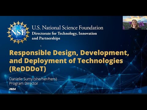 Responsible Design, Development, and Deployment of Technologies (ReDDDoT)