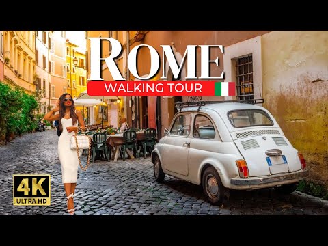 ROME 4k Walking Tour  Discover Highlights and Hidden Gems