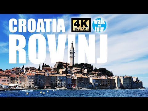 Rovinj - Narrow Streets and Romantic Sea Views Walk - Croatia - 4K UHD