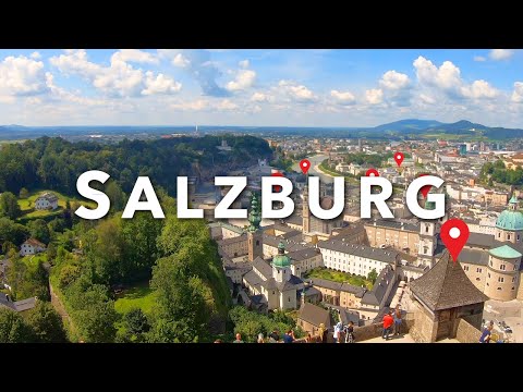 SALZBURG AUSTRIA 4K  Summer in Austria Travel Vlog - Best Travel Ideas for Europe