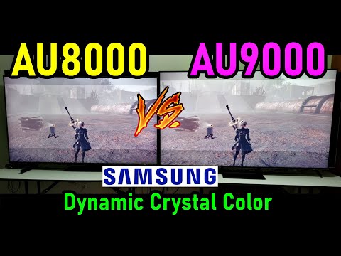 SAMSUNG AU8000 vs AU9000: Smart TVs 4K HDR Dynamic Crystal Color