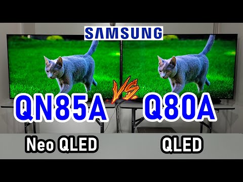 Samsung QN85A vs Q80A: Neo QLED vs QLED - Smart TVs 4K con HDMI 2.1