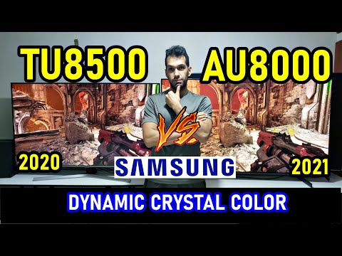 SAMSUNG TU8500 vs AU8000: Smart TVs 4K HDR Dynamic Crystal Color