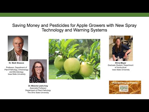 Saving Money and Pesticides for Apple Growers -- Gleason, Ivey, Meyer