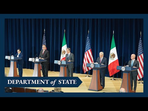 Secretary Blinken holds a U.S.-Mexico High-Level Security Dialogue joint press availability