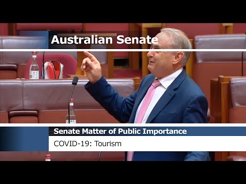 Senate Matter of Public Importance - COVID-19: Tourism