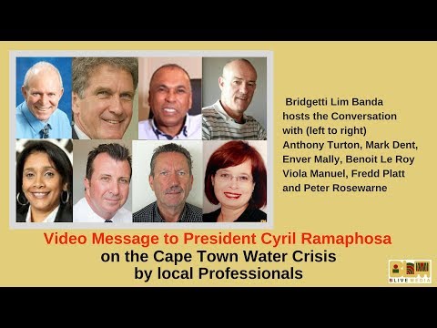 South Africa's Business Professionals address the President about the Cape Town Water Crisis