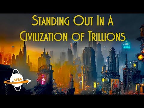 Standing Out in a Civilization of Trillions