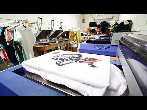 Start Your Own T Shirt Printing Business Using a DTG Printer