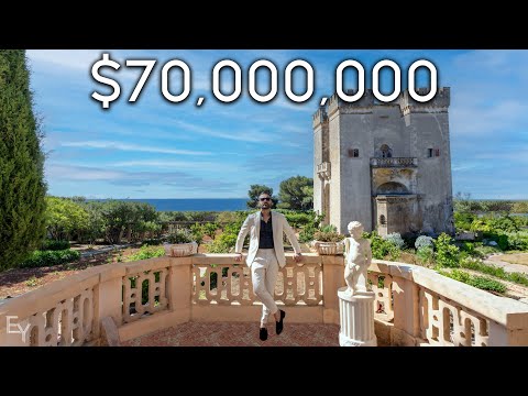 Staying at a $70,000,000 Private Island Estate Owned by French Royalty