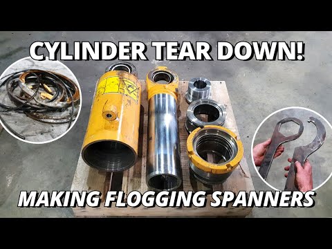 Suspension Strut Cylinder Tear Down | Making Flogging Spanner