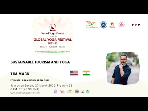 Sustainable tourism and Yoga by Tim Mack- Session 58
