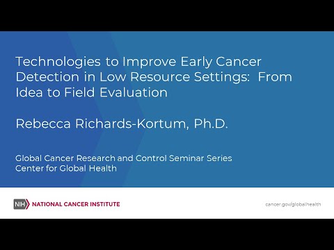 Technologies to Improve Early Cancer Detection in Low Resource Settings:  Idea to Field Evaluation