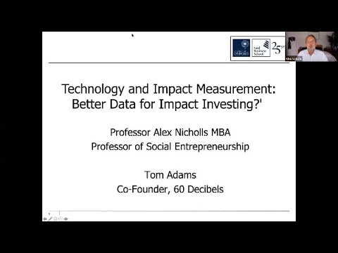 Technology and Impact Measurement: Better Data for Impact Investing?