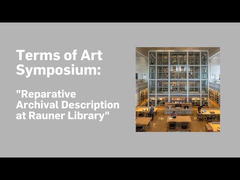 Terms of Art Symposium: 