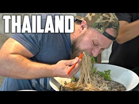 Thailand Street Food, FLOATING Markets, 11LB GIANT NOODLE & Railway Market | Furious World Tour