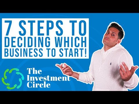 The 7 STEPS to DECIDING which BUSINESS to START to build YOUR empire!