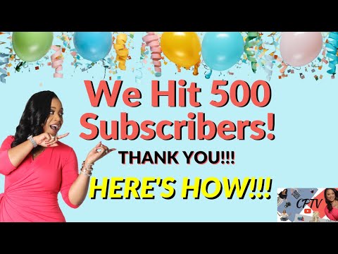 The Business Process We Used To Hit 500 subscribers (**Woop Woop**)  