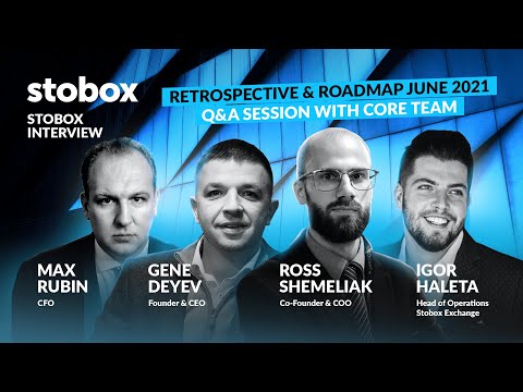 The first Сommunity Stream with the Stobox Exchange Team