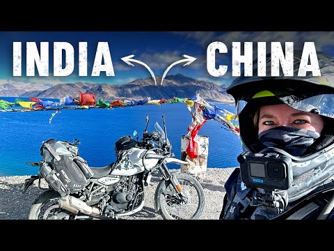 The Himalayan Lake that is split between INDIA  and CHINA