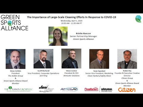The Importance of Large Scale Cleaning Efforts In Response to COVID-19 webinar recording