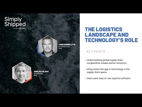 The Logistics Landscape and Technology’s Role