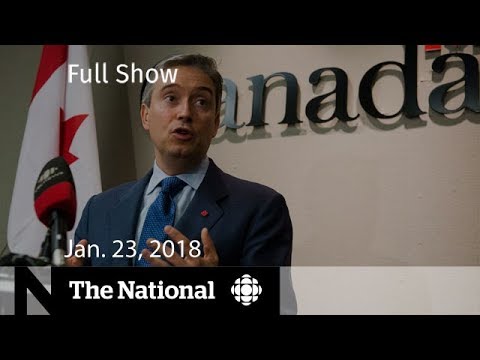 The National for January 23, 2018 - Trade Deal, Tsunami Warning, Bell Breach