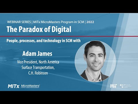 The Paradox of Digital - people, processes, and technology in SCM